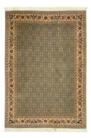 Dywan perski - Tabriz - Królewski - Royal - 145 x 101 cm - oliwkowa zieleń