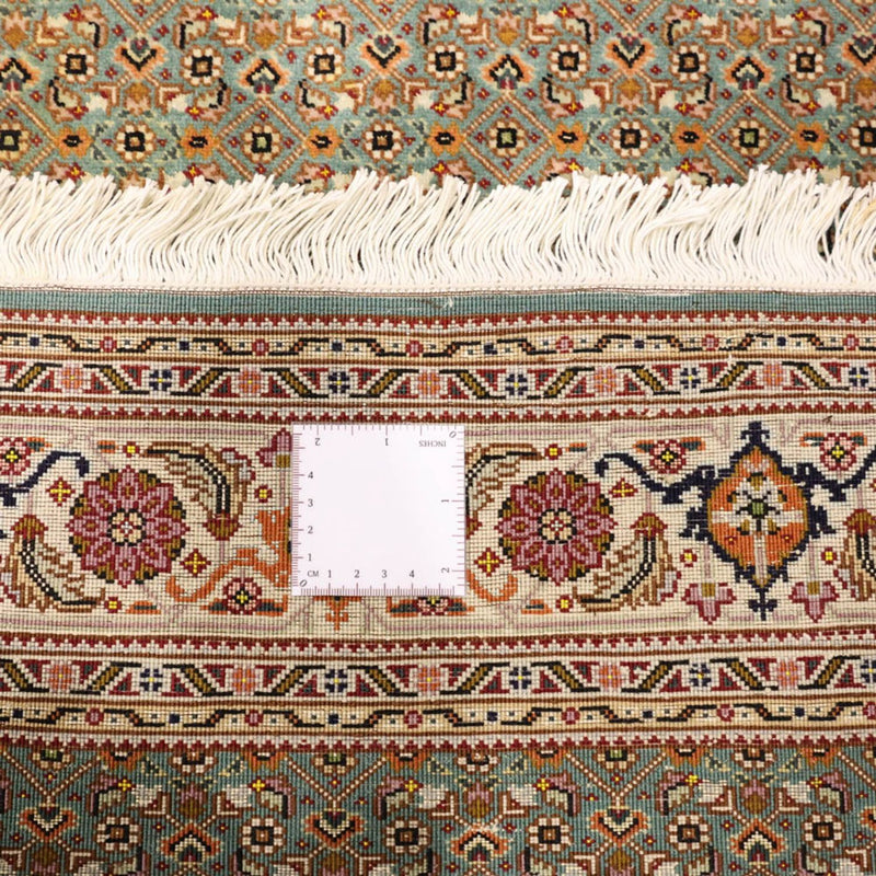 Dywan perski - Tabriz - Królewski - Royal - 145 x 101 cm - oliwkowa zieleń