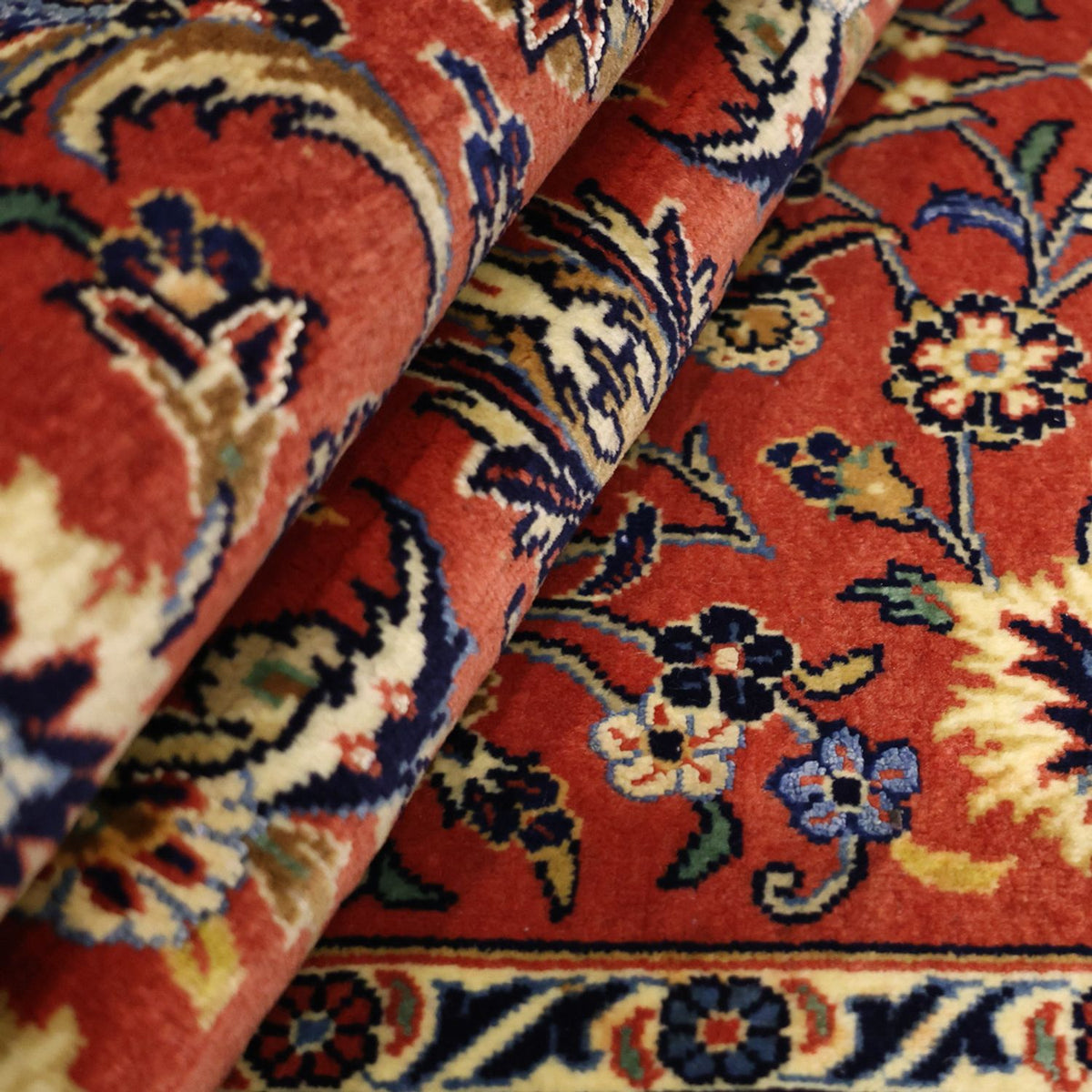 Biegacz Dywan perski - Keshan - 151 x 57 cm - czerwony