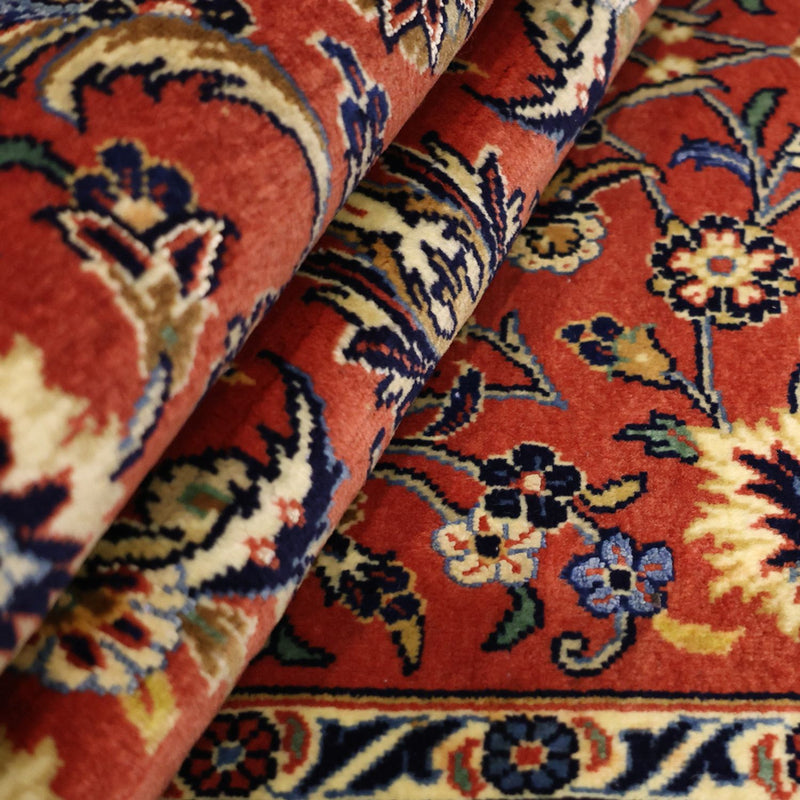 Biegacz Dywan perski - Keshan - 151 x 57 cm - czerwony