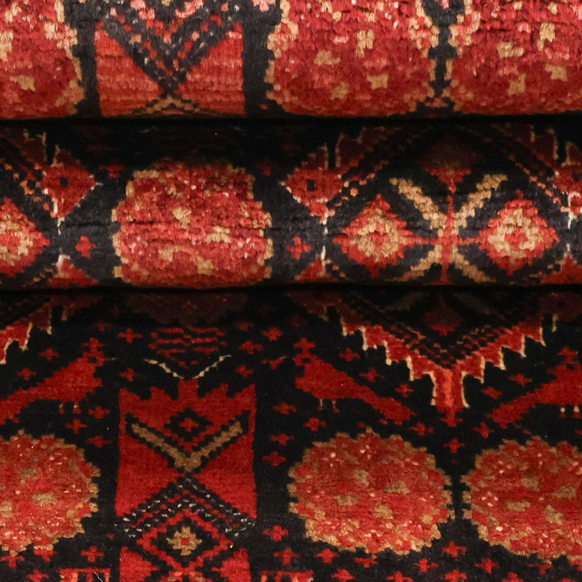 Biegacz Dywan beludżycki - 198 x 102 cm - ciemna czerwień