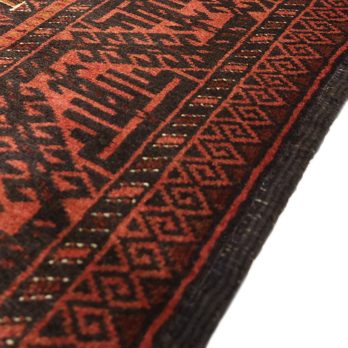 Biegacz Dywan beludżycki - 192 x 98 cm - ciemna czerwień