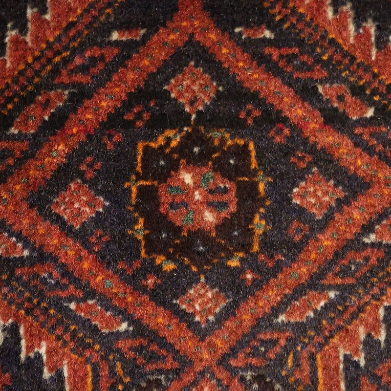 Biegacz Dywan beludżycki - 194 x 97 cm - ciemna czerwień