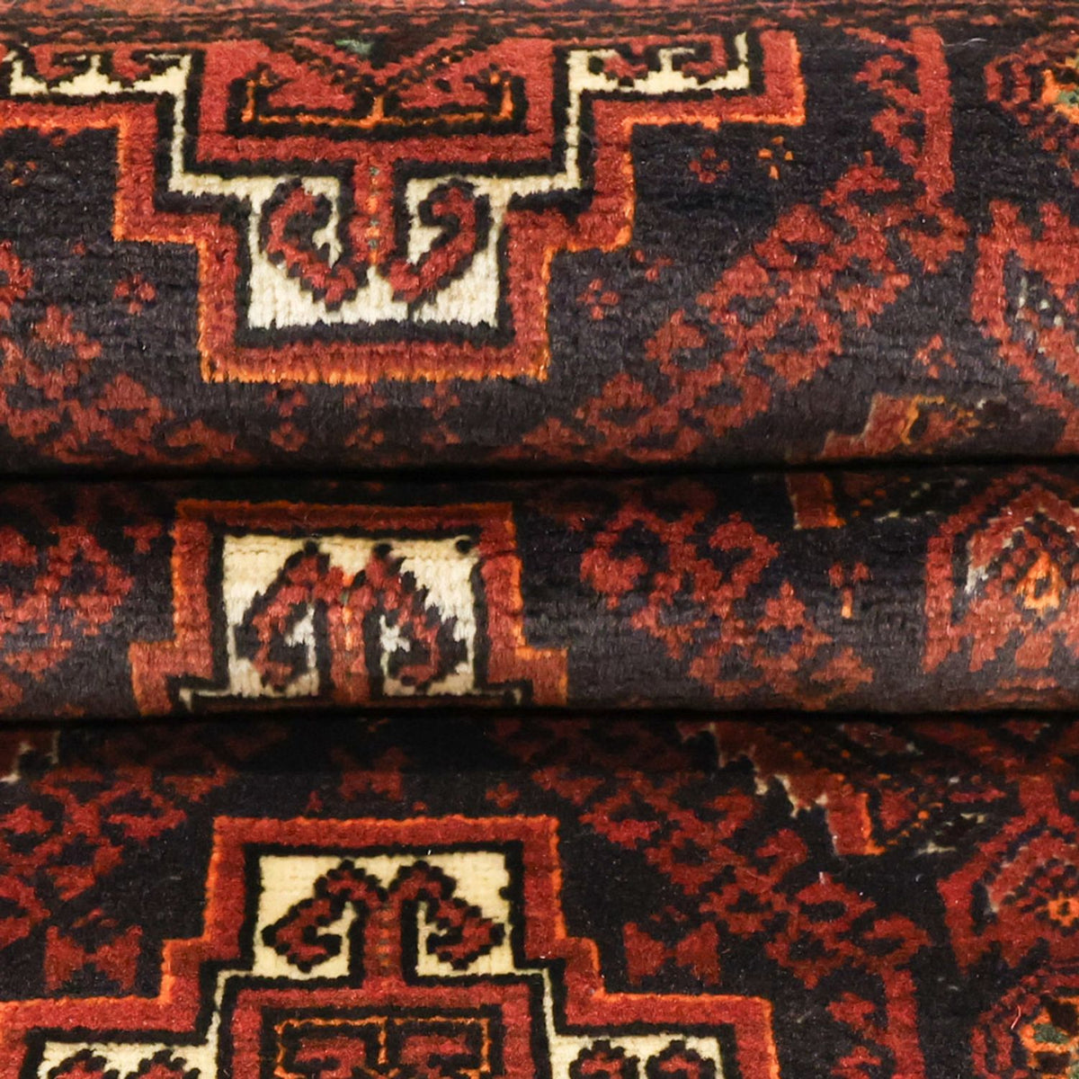 Biegacz Dywan beludżycki - 194 x 97 cm - ciemna czerwień