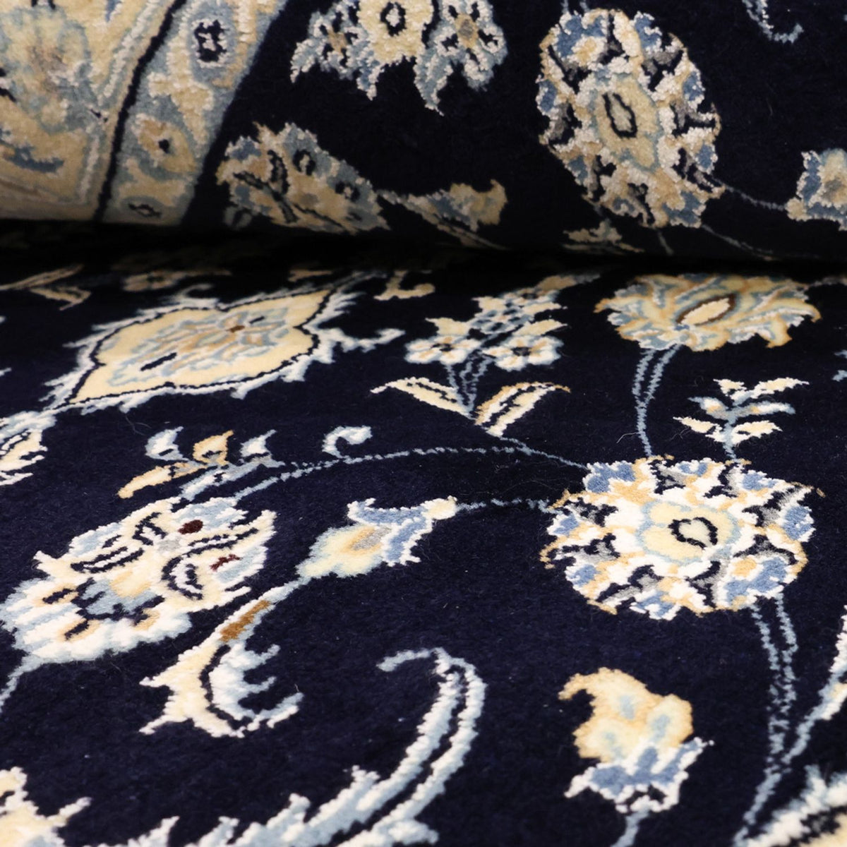 Dywan perski - Nain - Królewski - 136 x 86 cm - ciemnoniebieski