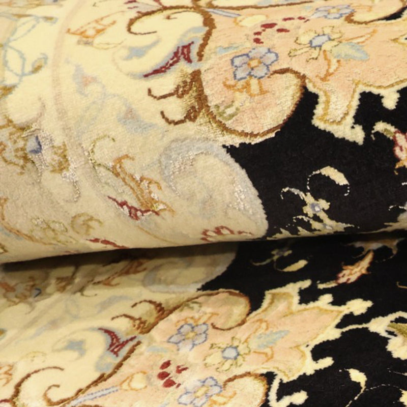 Dywan perski - Tabriz - Królewski - 152 x 99 cm - ciemnoniebieski