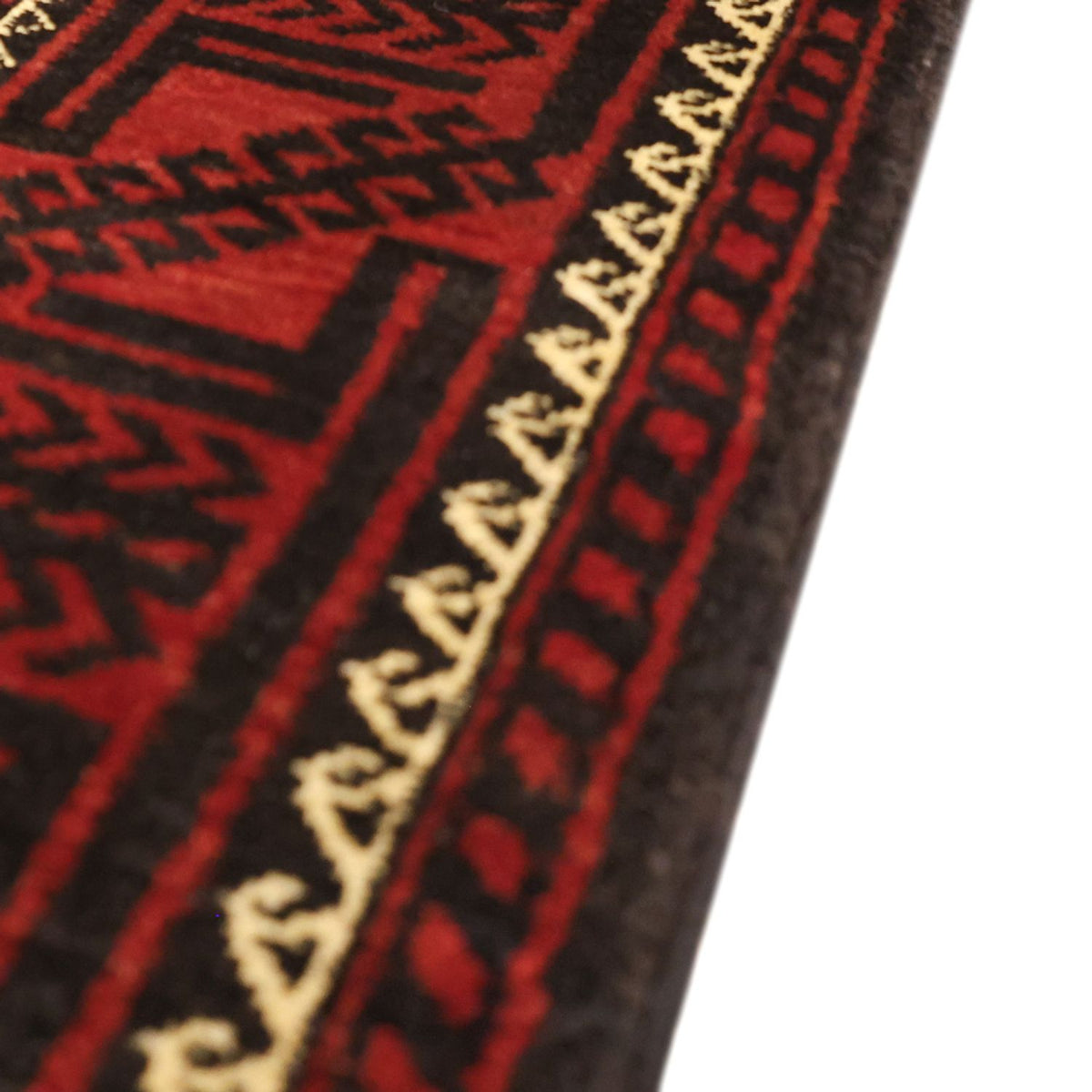 Biegacz Dywan beludżycki - 199 x 102 cm - ciemna czerwień