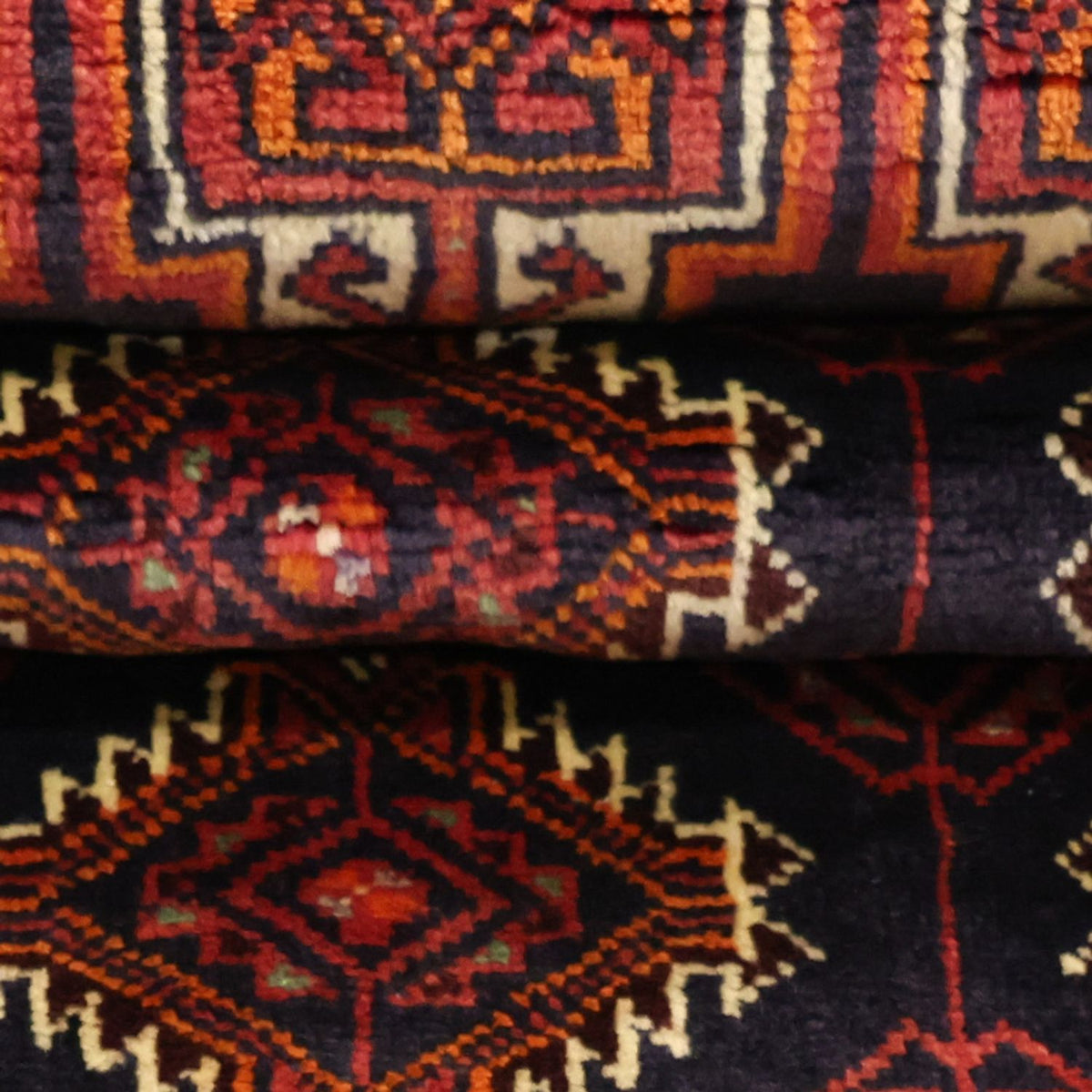 Biegacz Dywan beludżycki - 197 x 106 cm - ciemna czerwień