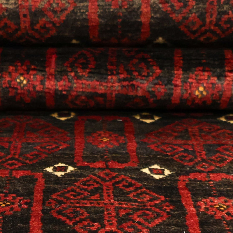 Biegacz Dywan beludżycki - 196 x 107 cm - ciemna czerwień