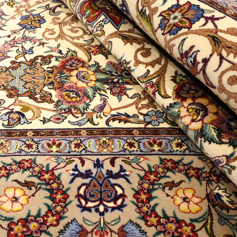 Dywan perski - Isfahan - Premium - Naszyjnik z jedwabiu - 171 x 111 cm - beżowy