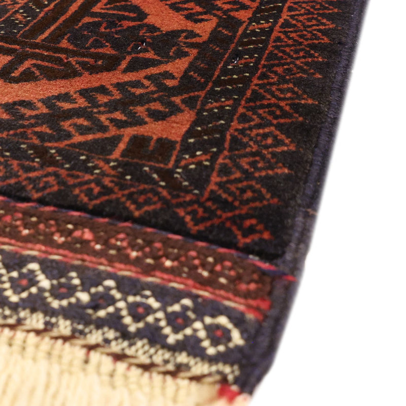 Biegacz Dywan beludżycki - 196 x 92 cm - ciemna czerwień