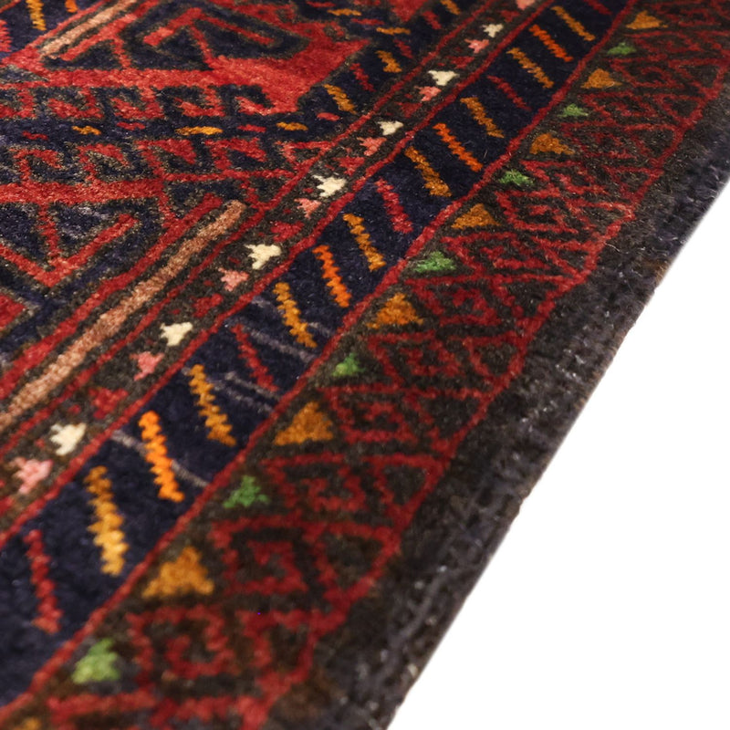 Biegacz Dywan beludżycki - 188 x 101 cm - ciemna czerwień