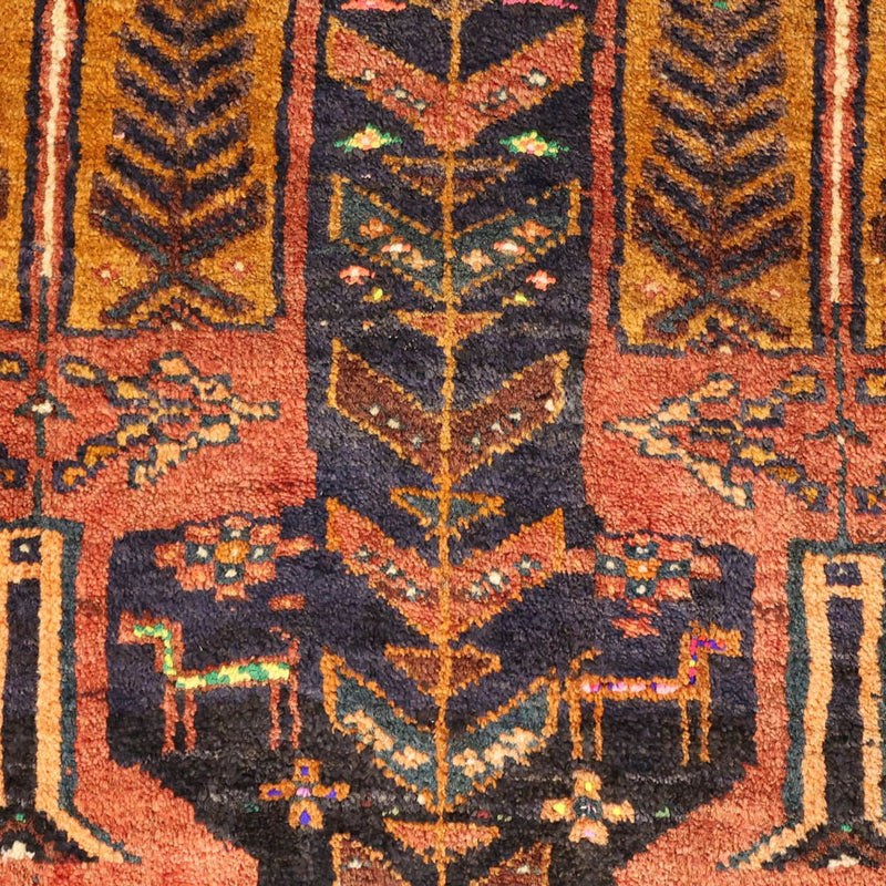 Biegacz Dywan beludżycki - 212 x 106 cm - ciemna czerwień