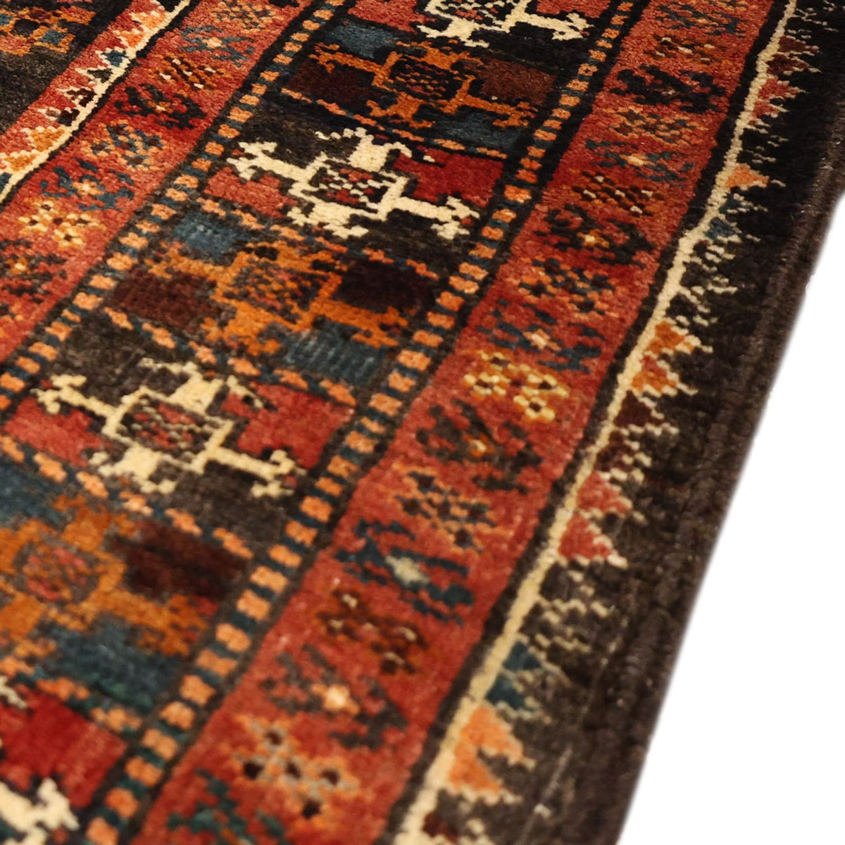 Biegacz Dywan beludżycki - 212 x 106 cm - ciemna czerwień