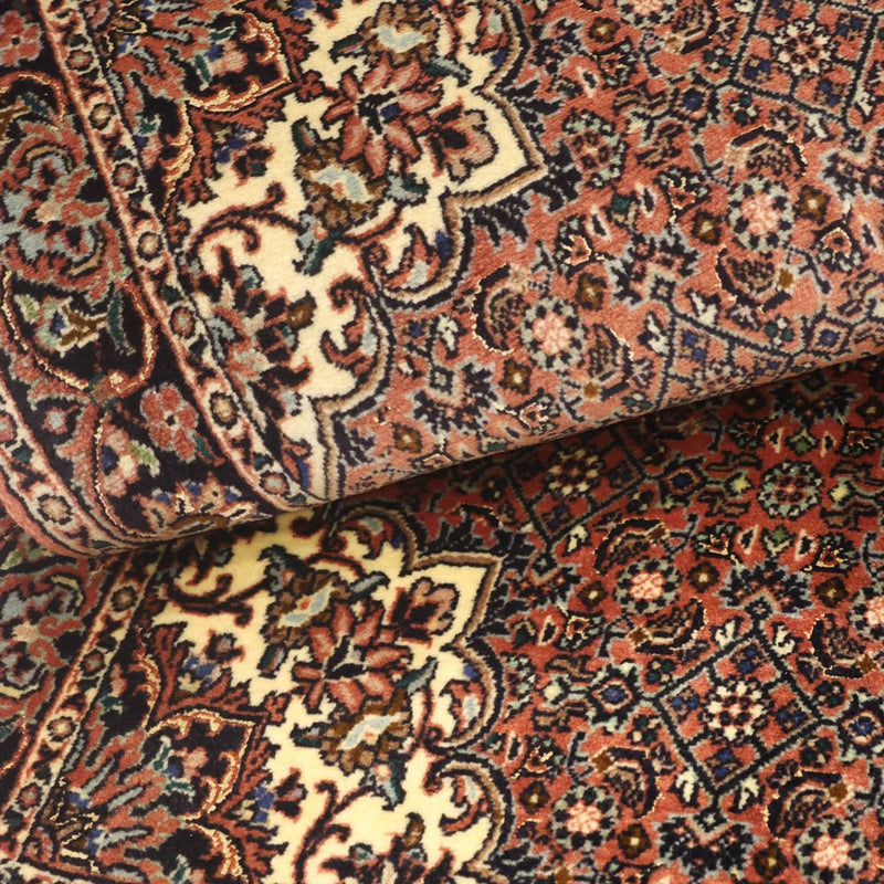 Dywan perski - Bijar - 144 x 70 cm - ciemna czerwień