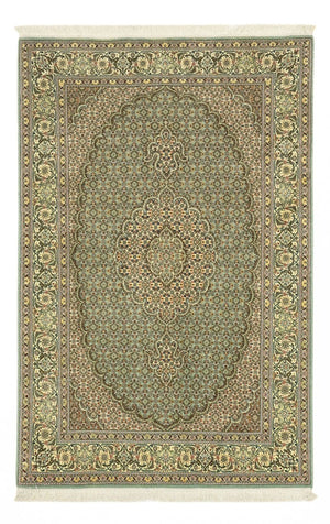 Dywan perski - Tabriz - Królewski - 153 x 101 cm - oliwkowa zieleń