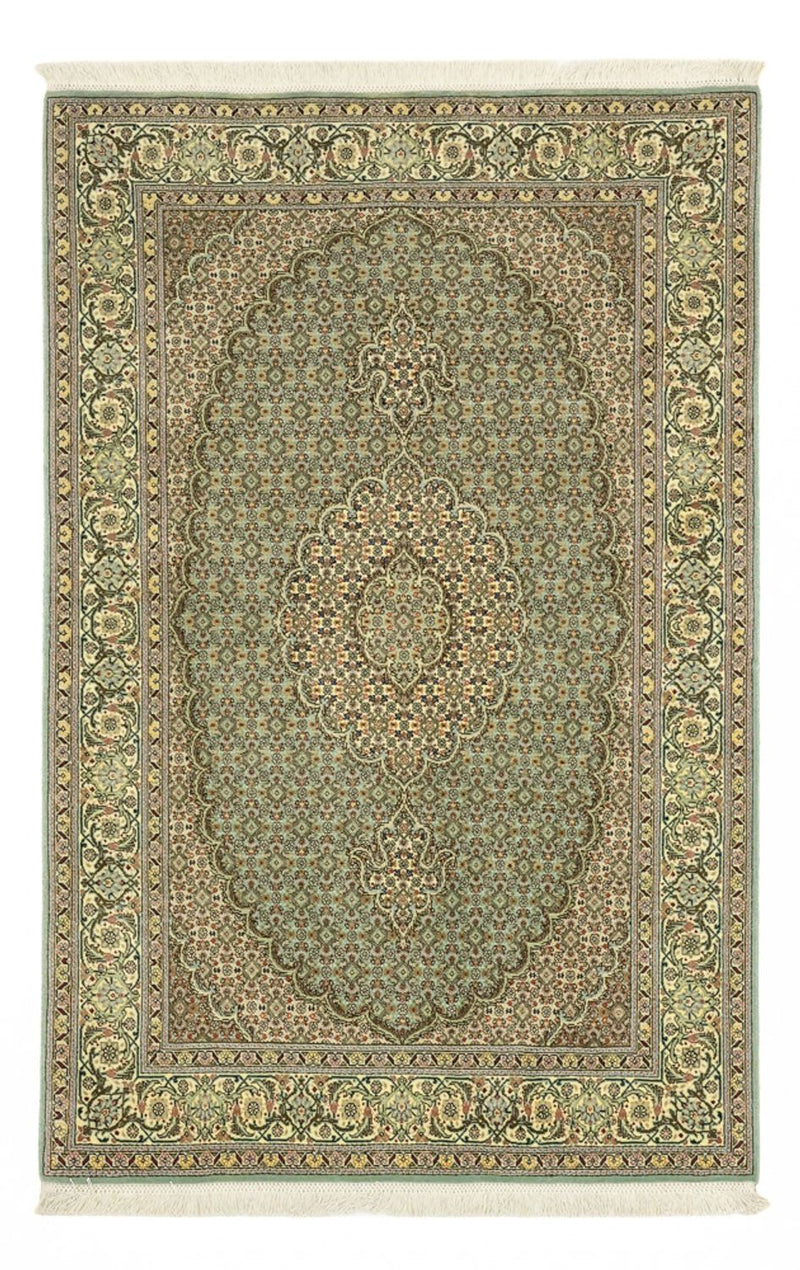 Dywan perski - Tabriz - Królewski - 153 x 101 cm - oliwkowa zieleń