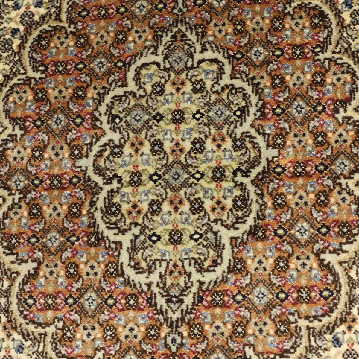 Dywan perski - Tabriz - Królewski - 150 x 102 cm - oliwkowa zieleń