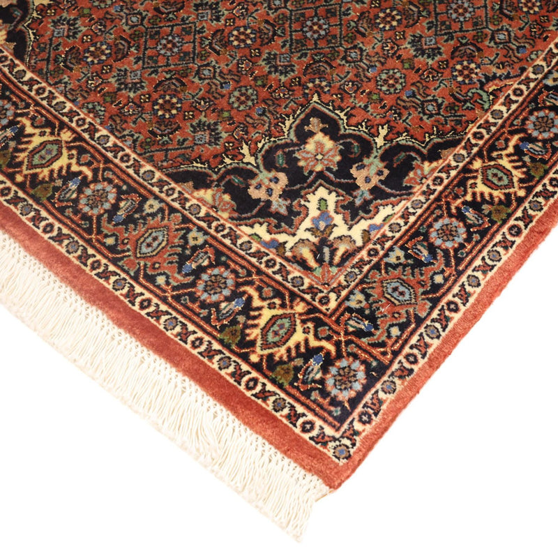 Dywan perski - Bijar - 140 x 68 cm - ciemna czerwień