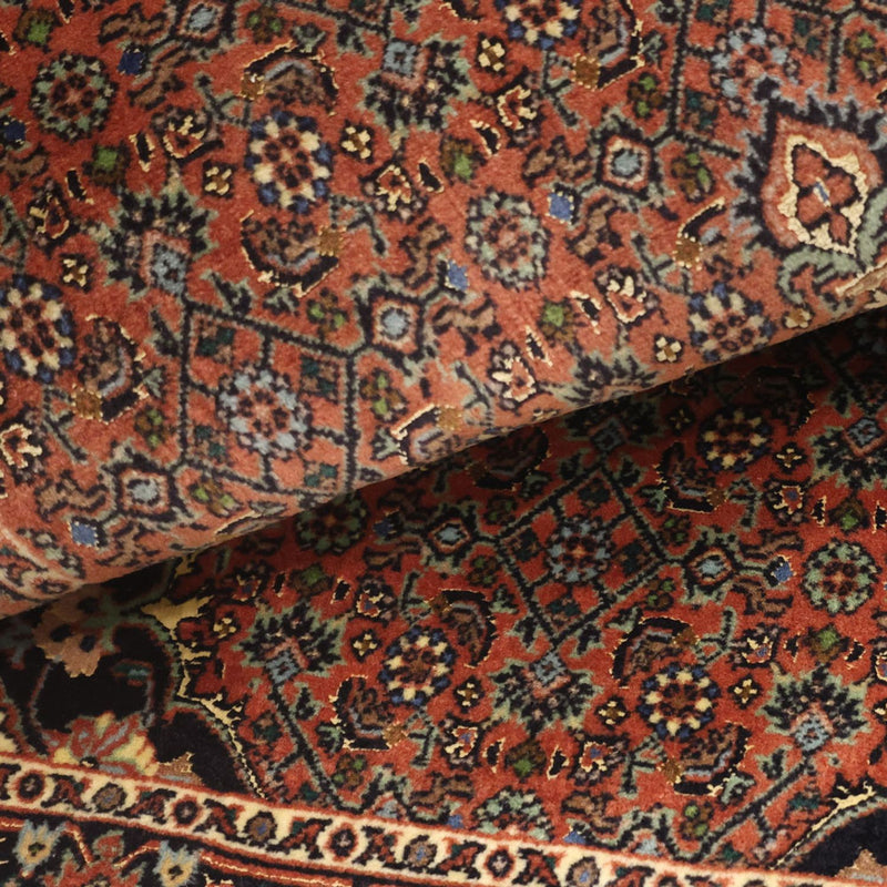 Dywan perski - Bijar - 140 x 68 cm - ciemna czerwień