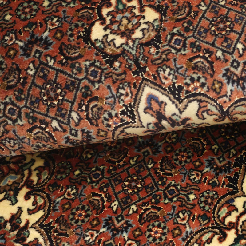 Dywan perski - Bijar - 145 x 73 cm - ciemna czerwień