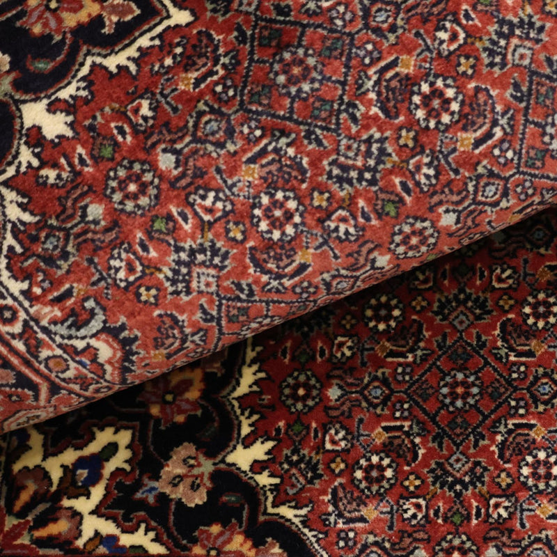 Dywan perski - Bijar - 135 x 73 cm - ciemna czerwień