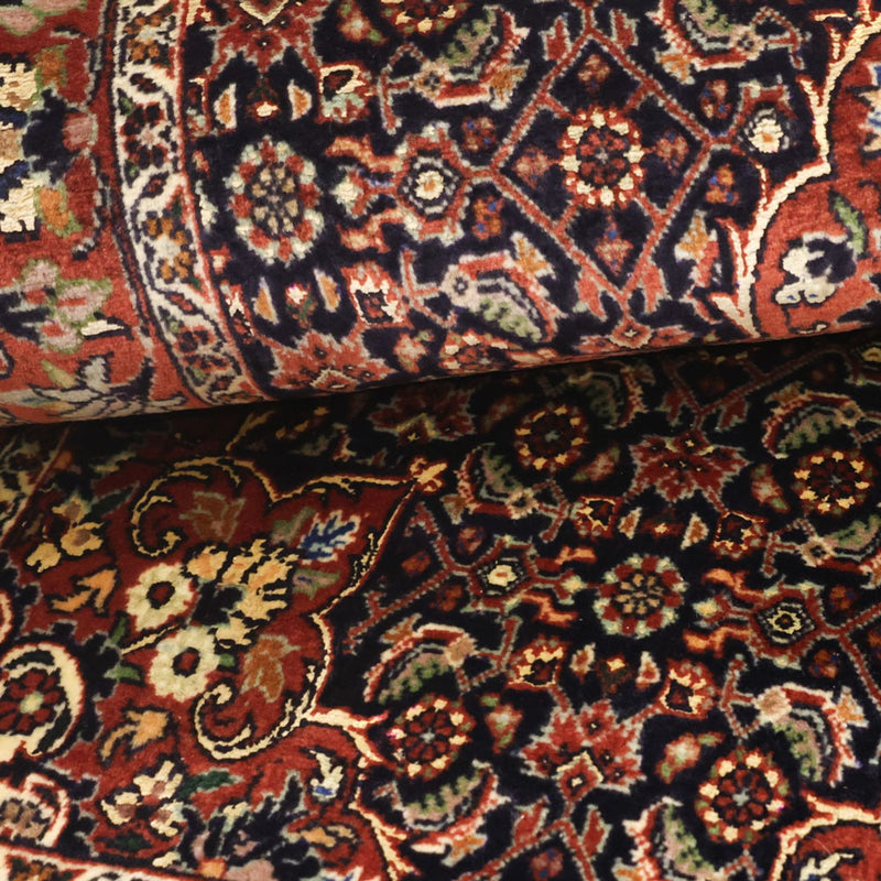 Dywan perski - Bijar - 139 x 70 cm - ciemna czerwień