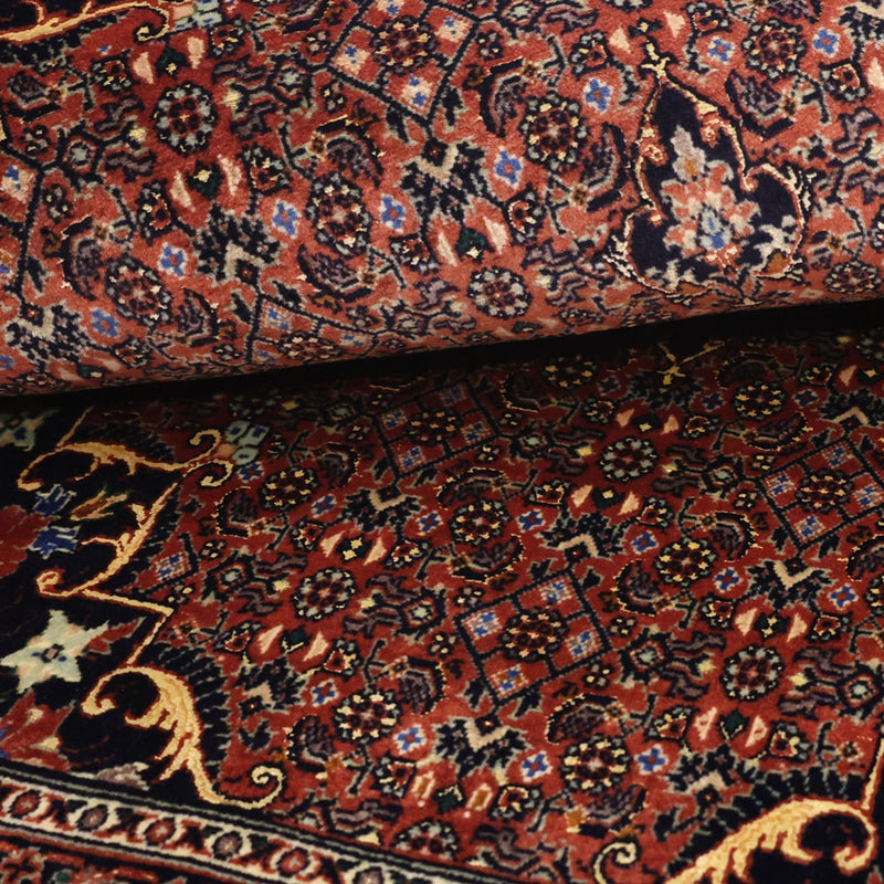 Dywan perski - Bijar - 147 x 90 cm - ciemna czerwień