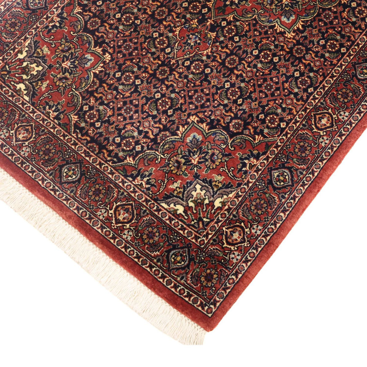 Dywan perski - Bijar - 136 x 69 cm - ciemny beż