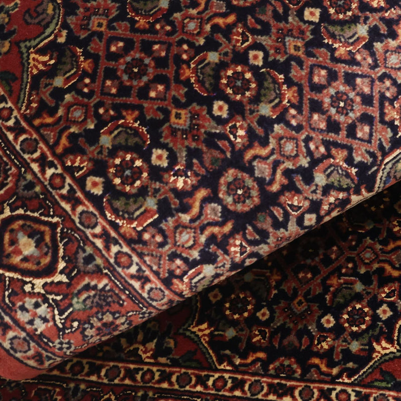 Dywan perski - Bijar - 136 x 69 cm - ciemny beż