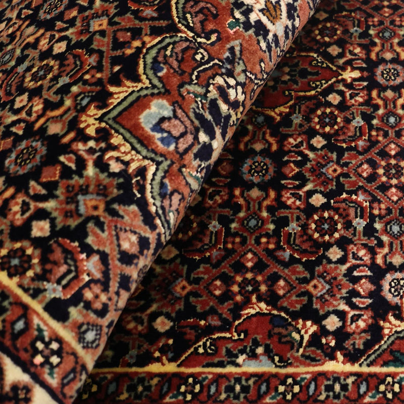 Dywan perski - Bijar - 136 x 72 cm - ciemny beż