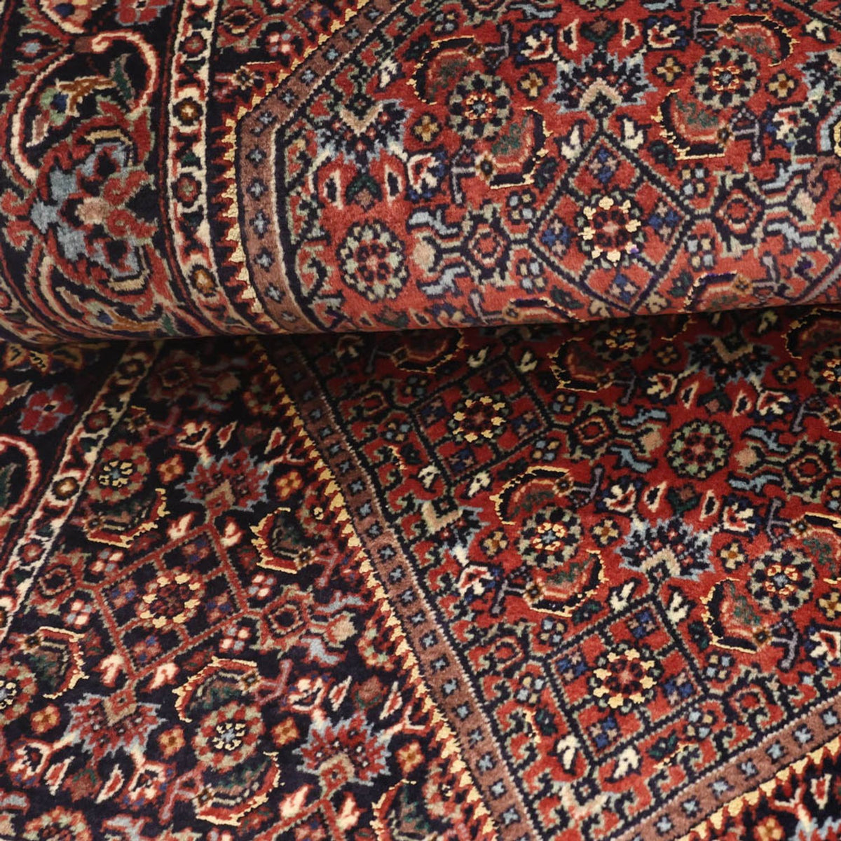 Dywan perski - Bijar - Royal - 135 x 70 cm - rdza