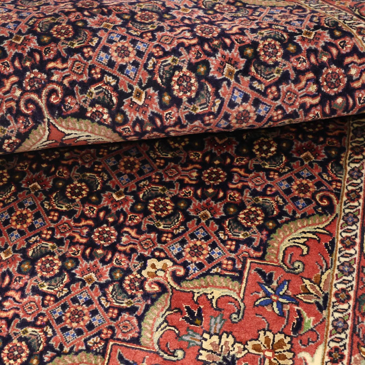 Dywan perski - Bijar - Royal - 148 x 91 cm - rdza