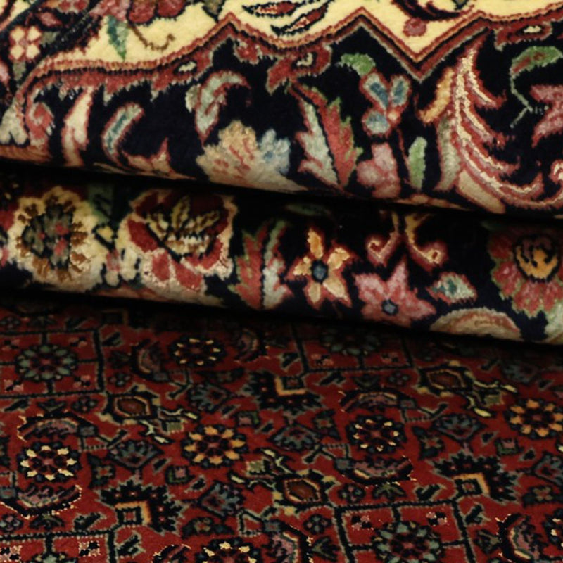 Dywan perski - Bijar - Royal - 199 x 156 cm - ciemna czerwień