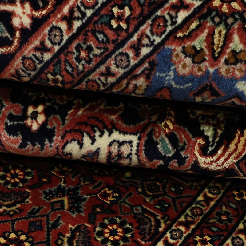 Dywan perski - Bijar - Royal - 204 x 145 cm - ciemna czerwień