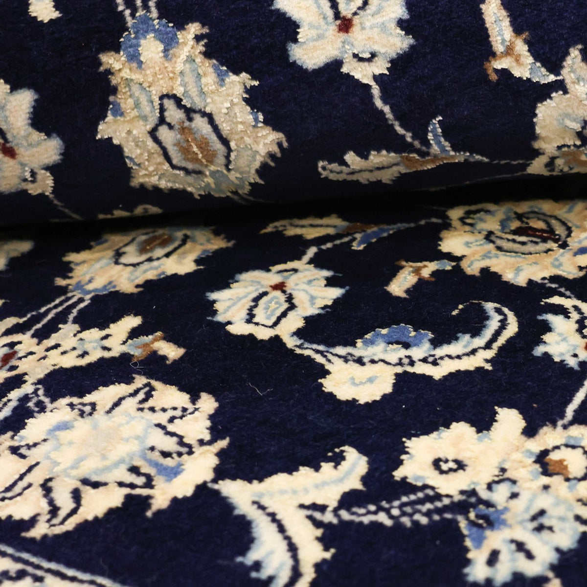 Dywan perski - Nain - Królewski - 114 x 77 cm - ciemnoniebieski