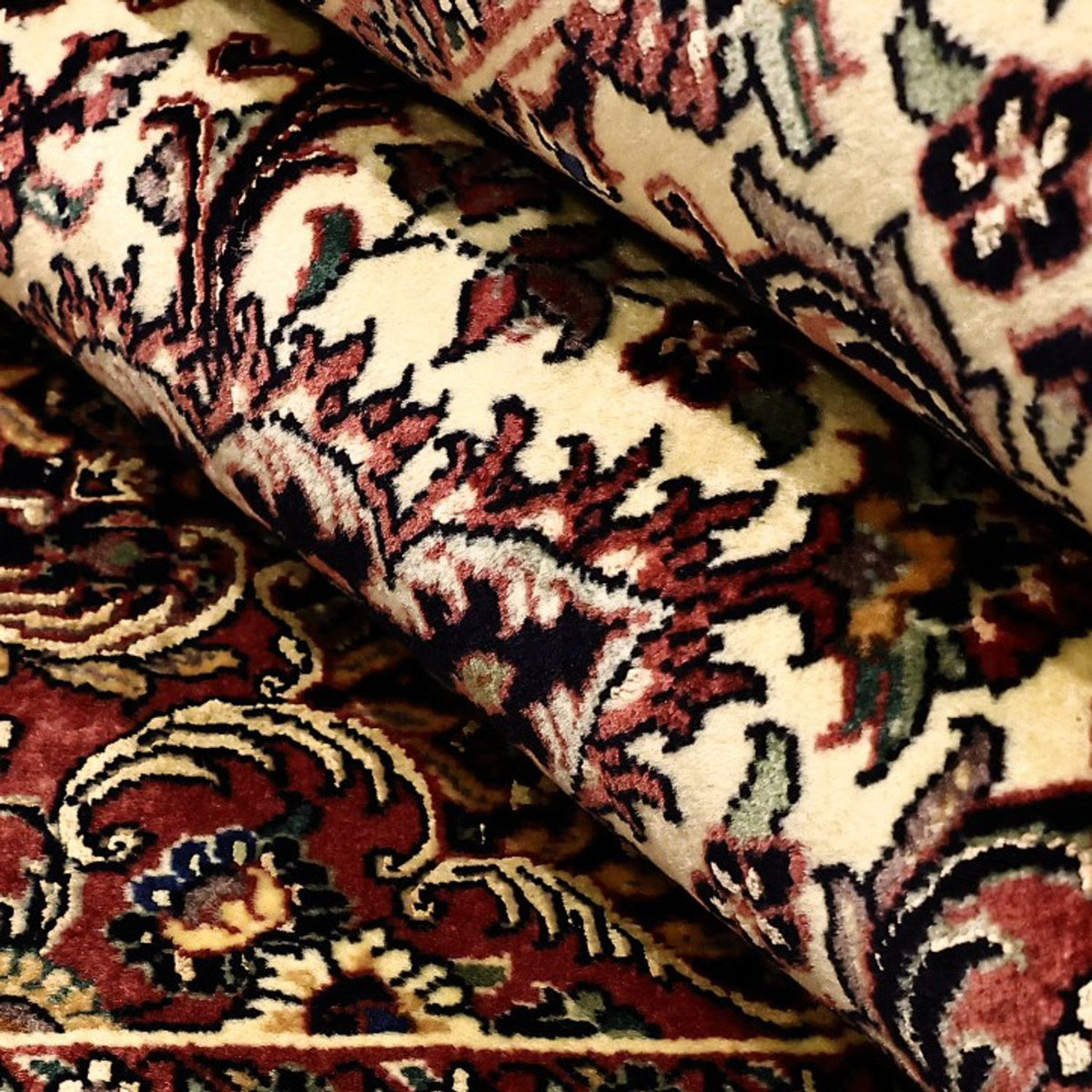 Dywan perski - Bijar - Royal - 202 x 149 cm - ciemny beż