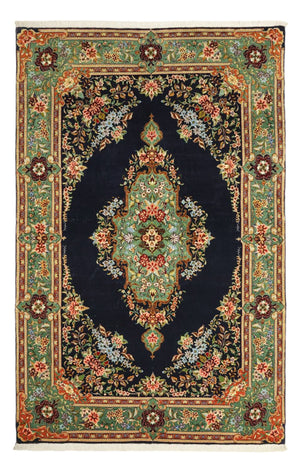 Dywan perski - Klasyczny - 161 x 102 cm - ciemnoniebieski