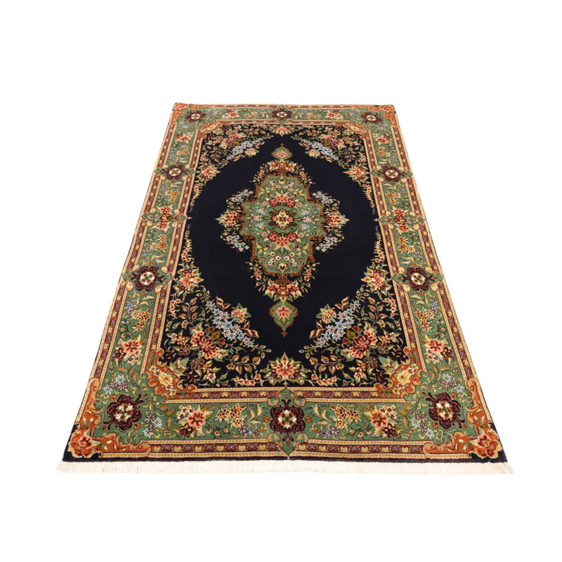 Dywan perski - Klasyczny - 161 x 102 cm - ciemnoniebieski