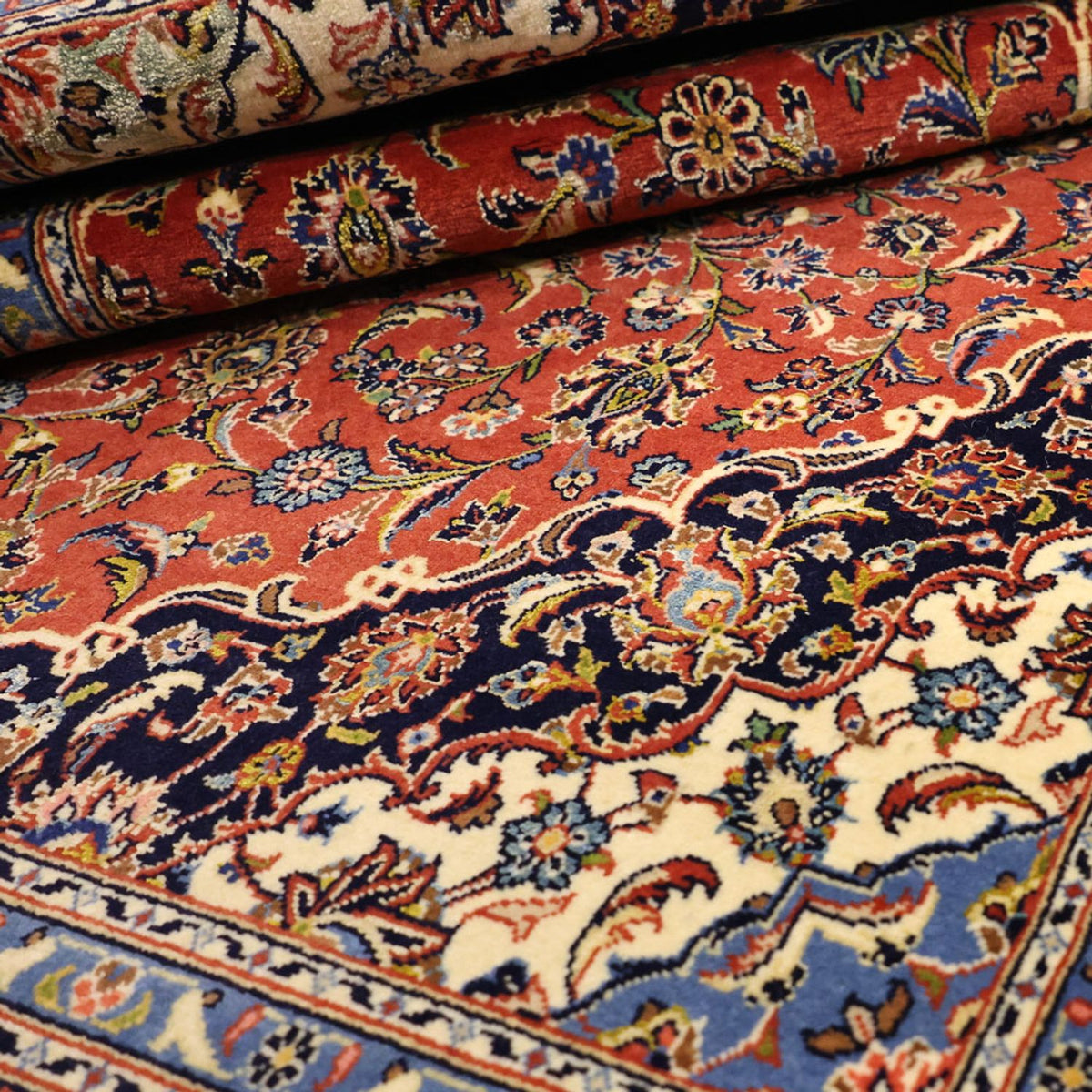 Dywan perski - Keshan - 170 x 110 cm - czerwony