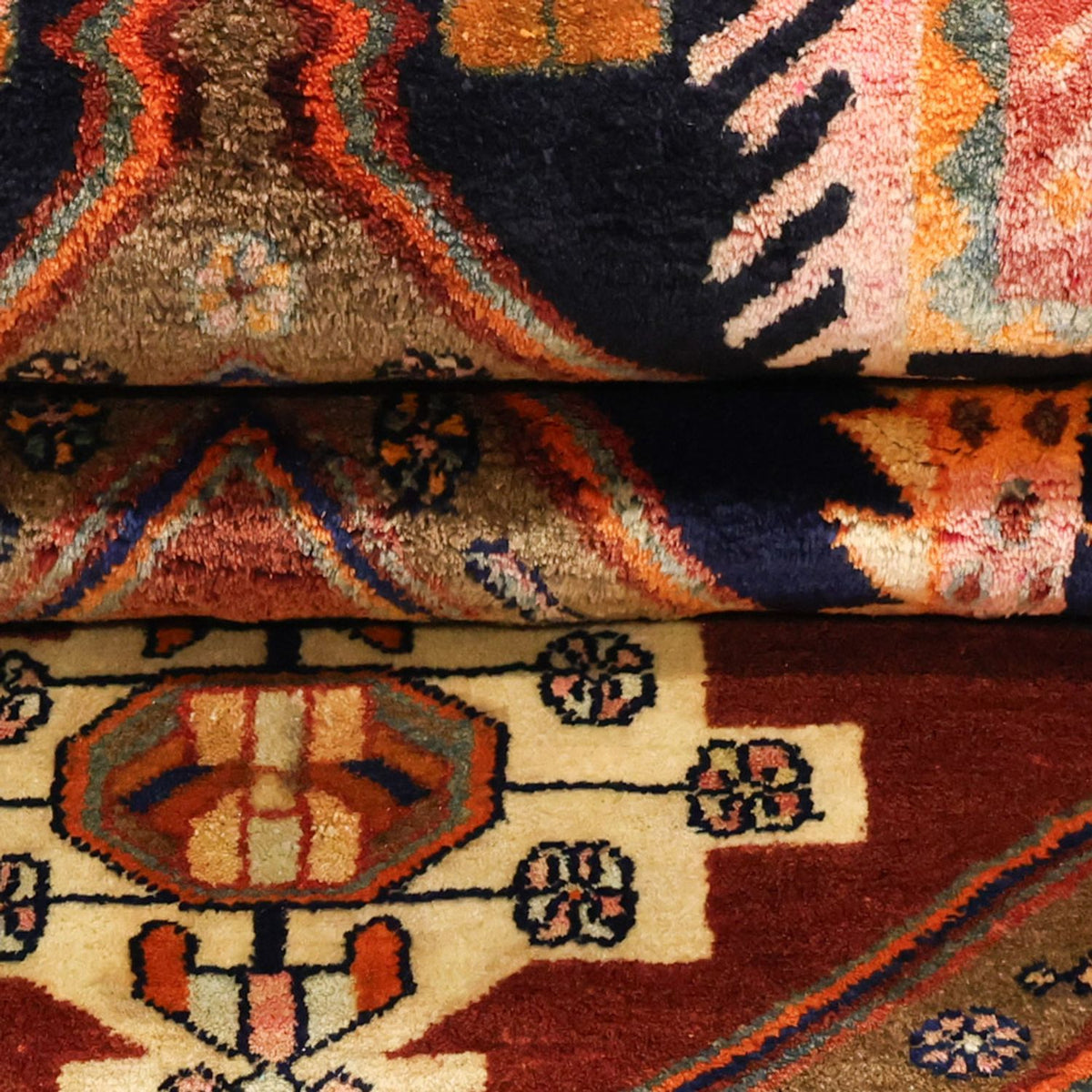 Dywan perski - Bijar - 293 x 174 cm - ciemna czerwień