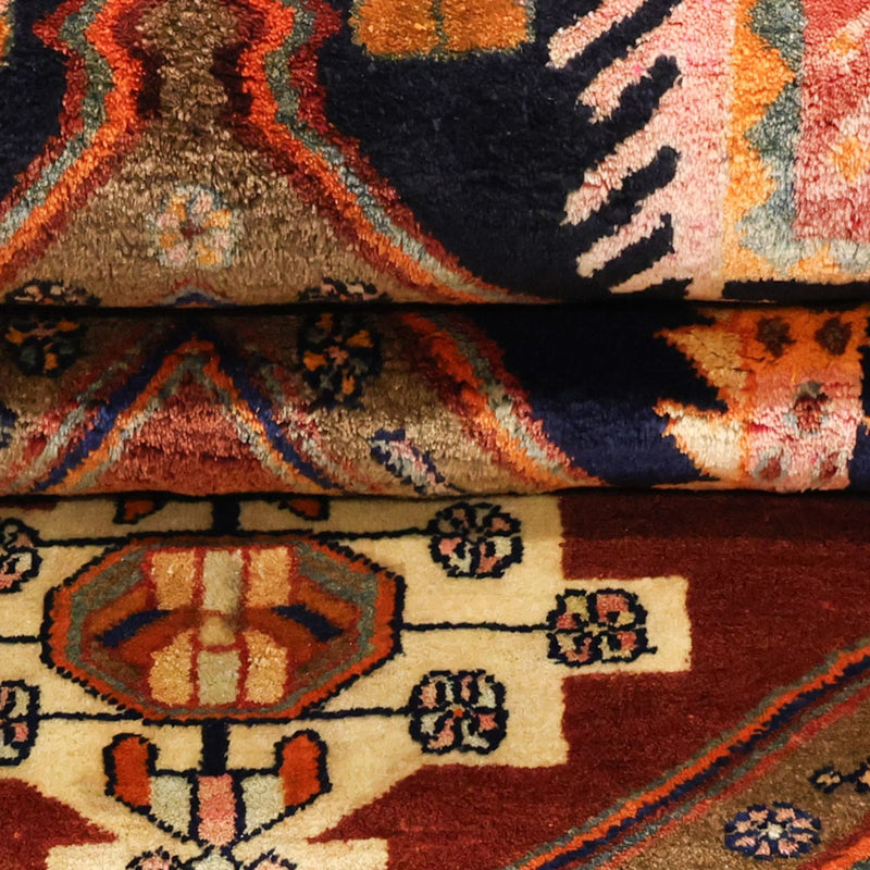 Dywan perski - Bijar - 293 x 174 cm - ciemna czerwień