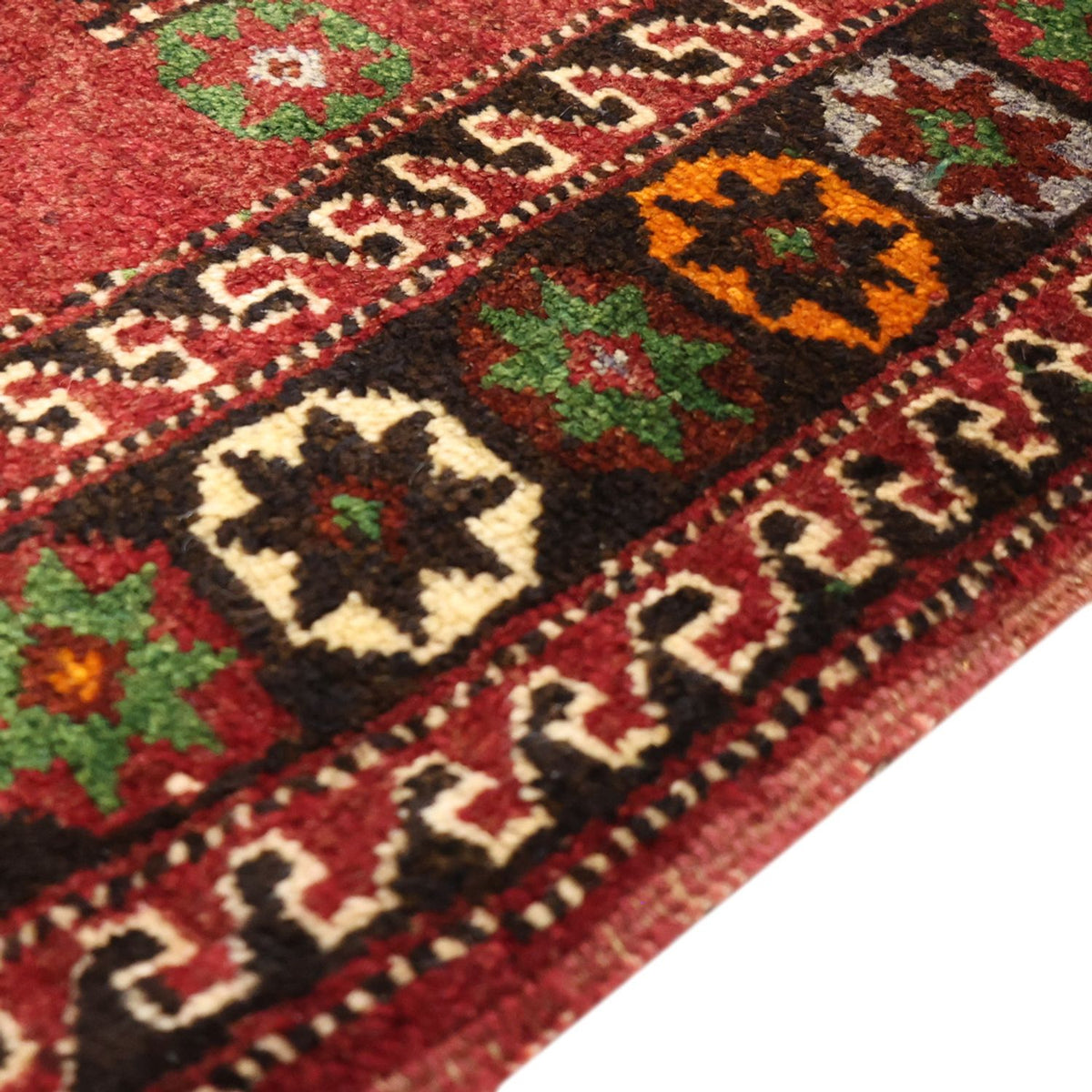 Perski dywan - Nomadyczny - 300 x 150 cm - ciemna czerwień