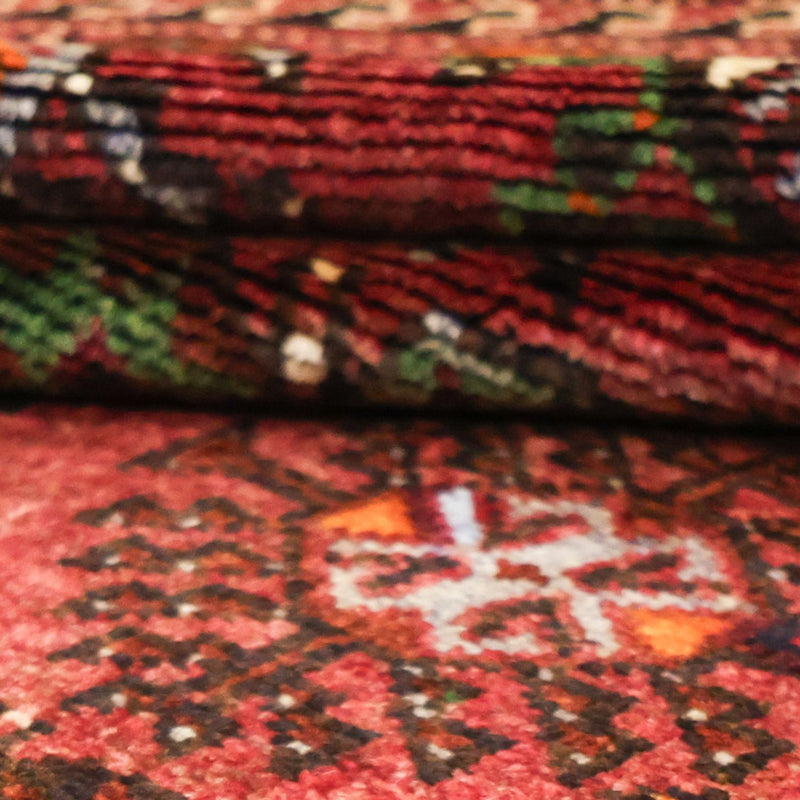 Perski dywan - Nomadyczny - 300 x 150 cm - ciemna czerwień