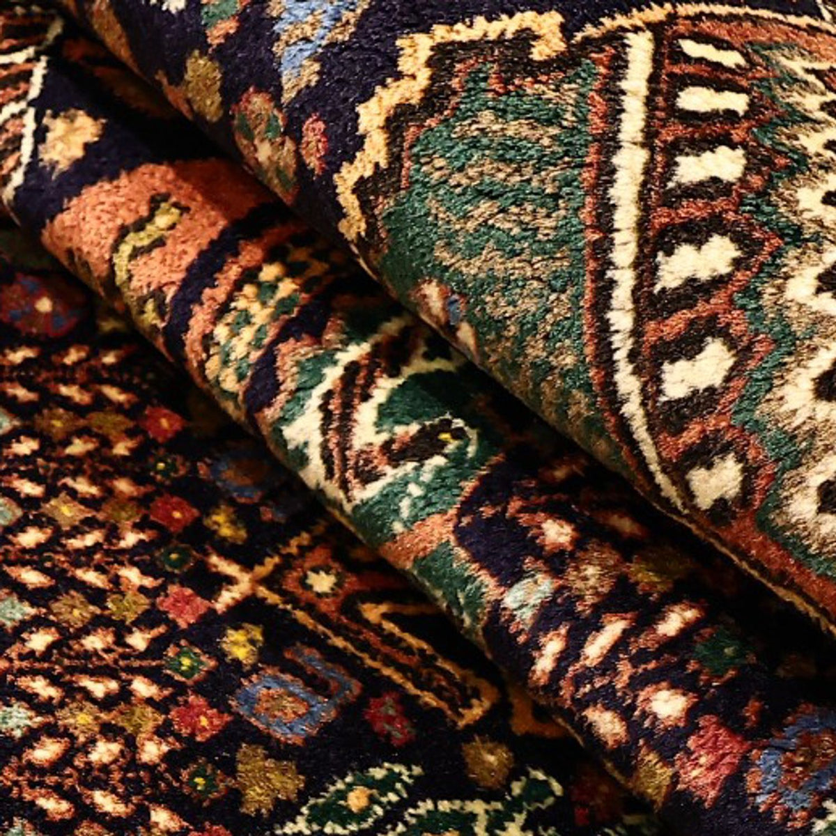 Perski dywan - Nomadyczny - 191 x 133 cm - wielokolorowy