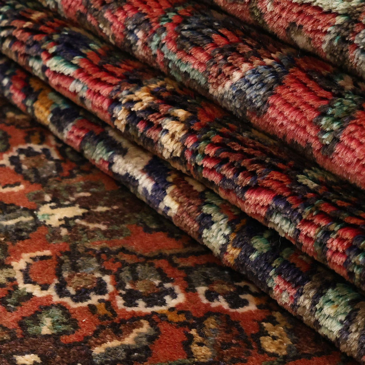 Biegacz Perski dywan - Nomadyczny - 313 x 83 cm - ciemna czerwień