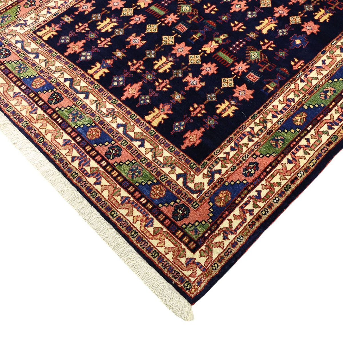 Dywan perski - Klasyczny - 215 x 157 cm - ciemnoniebieski