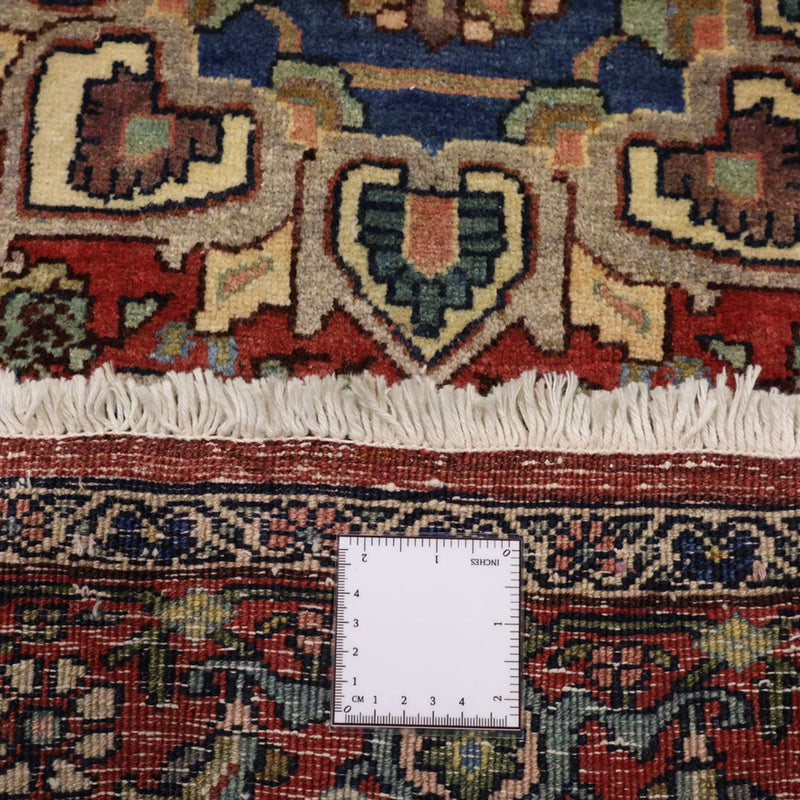 Biegacz Dywan perski - Bijar - 276 x 146 cm - ciemna czerwień