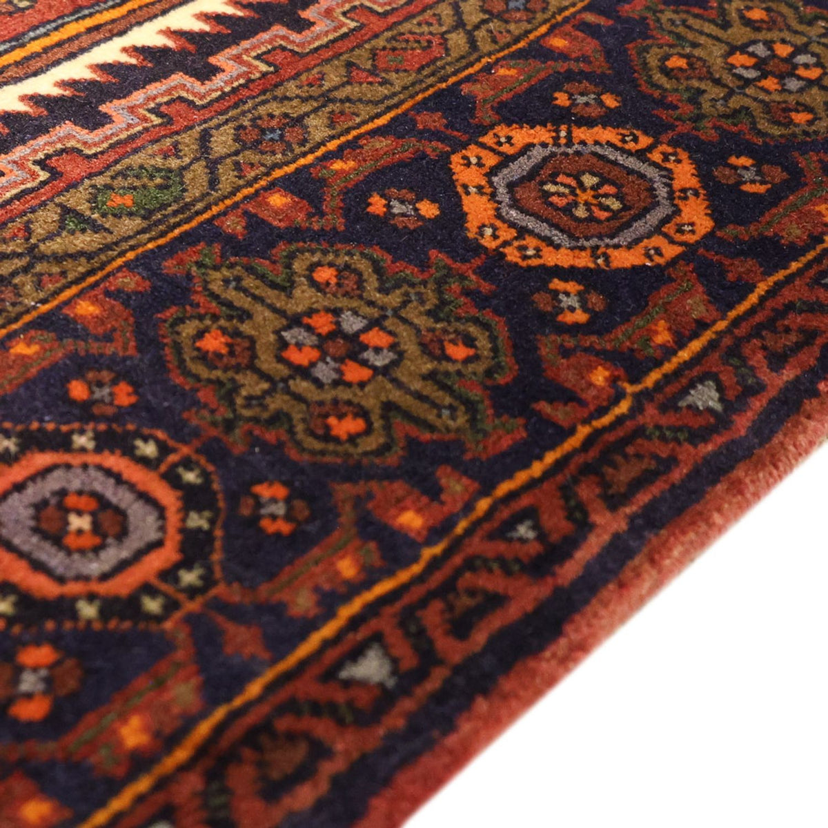 Perski dywan - Nomadyczny - 158 x 99 cm - ciemna czerwień