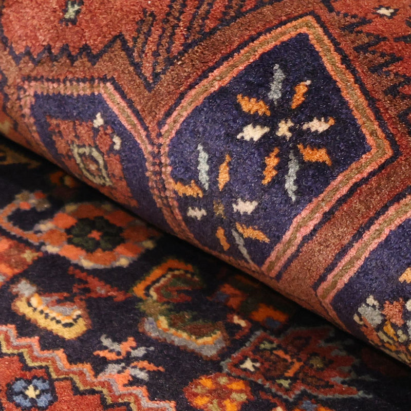 Perski dywan - Nomadyczny - 158 x 99 cm - ciemna czerwień